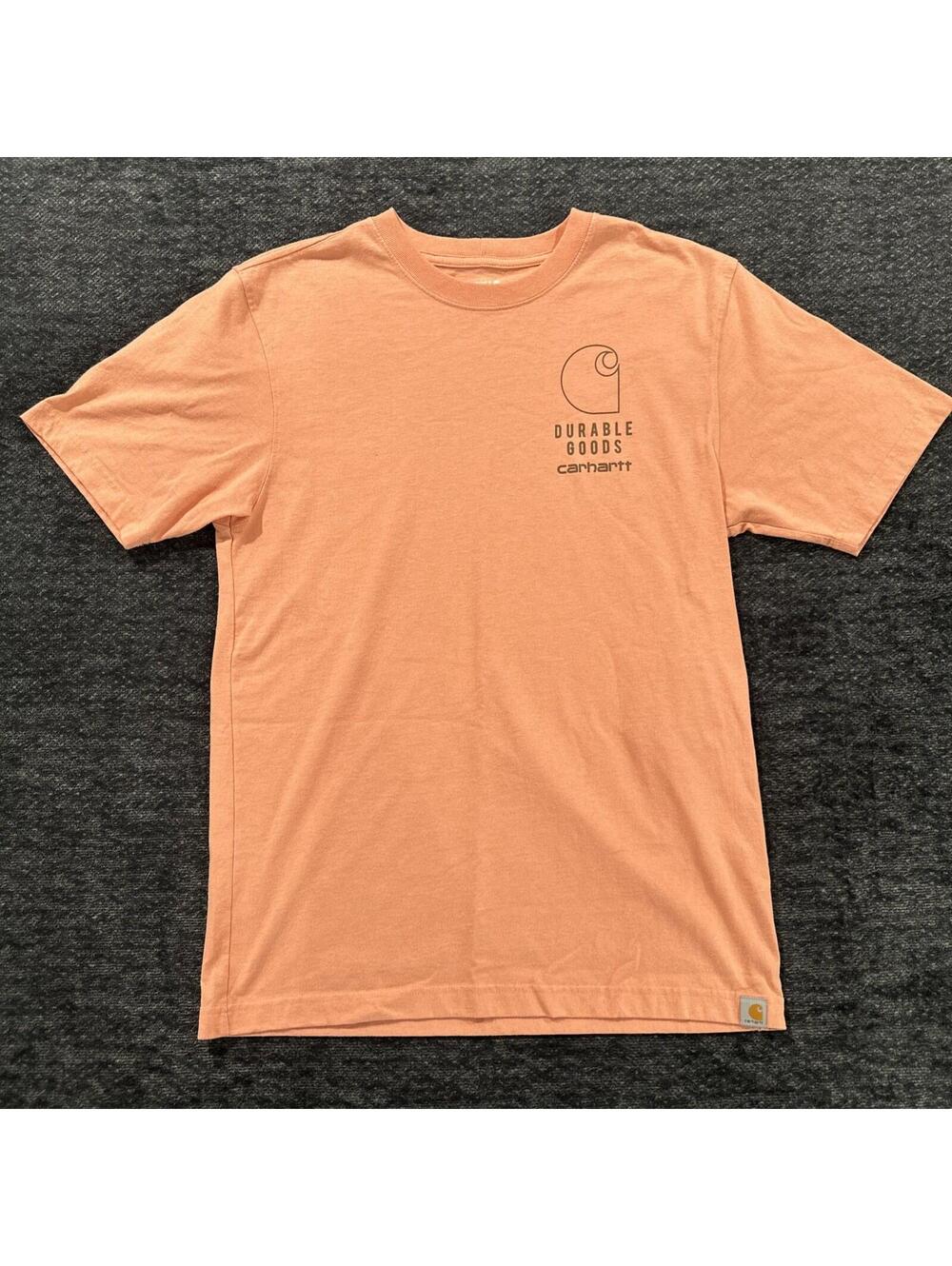 Carhartt Men's Short Sleeve Crew Neck Size Small Loose Fit. 0046